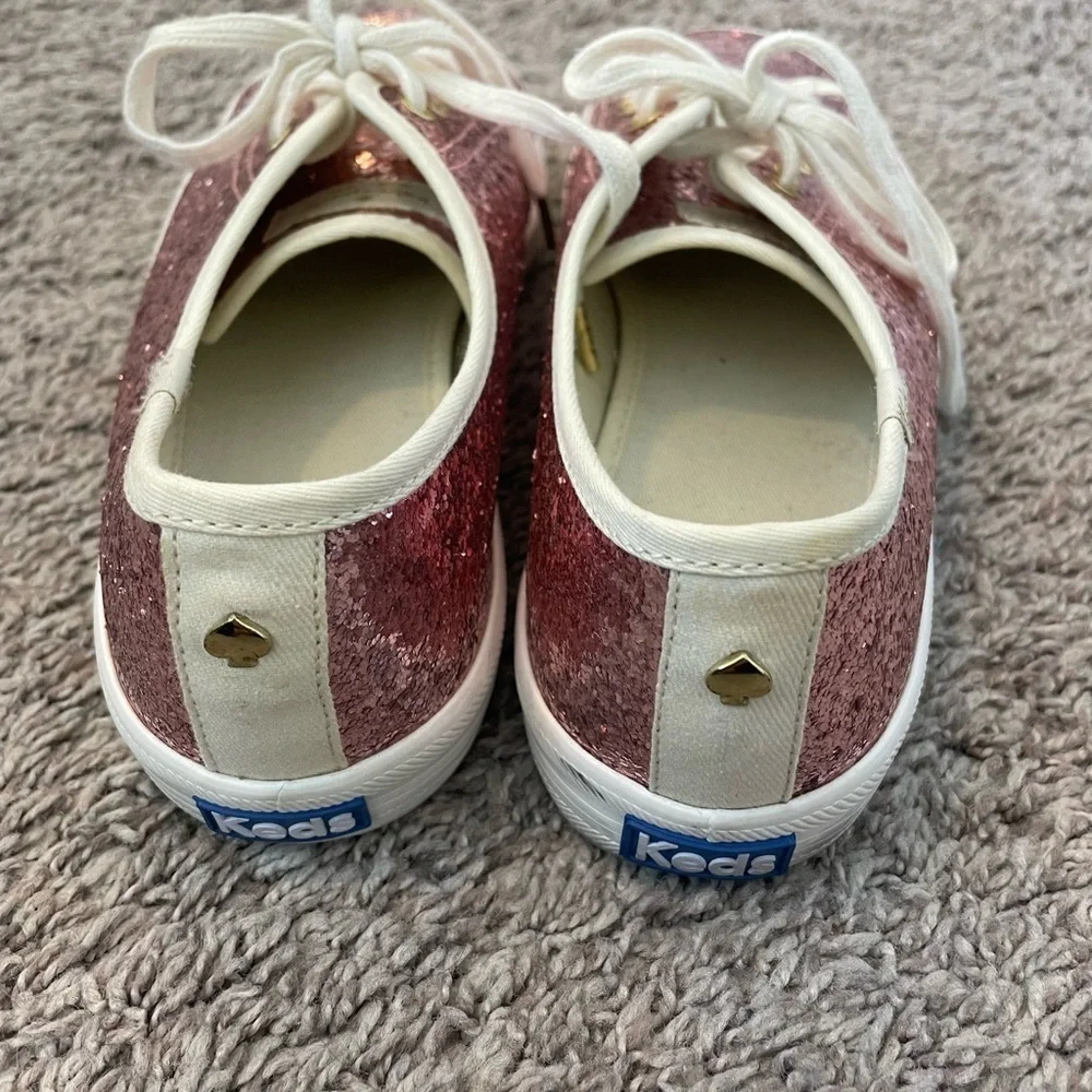 Kate Spade x Keds Pink Sparkle Sneakers